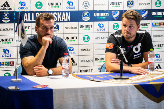 IFK Norrköpings tränare Anes Mravac och Degerfors