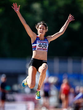 Emelie Eklund Täby IS  i längdhopp