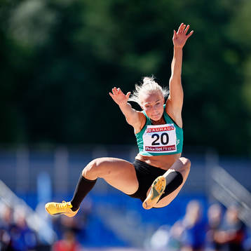 Tilde Johansson Falkenbergs IK  i längdhopp