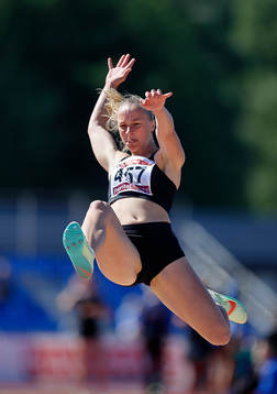 Karolina Svensson Upsala IF i längdhopp
