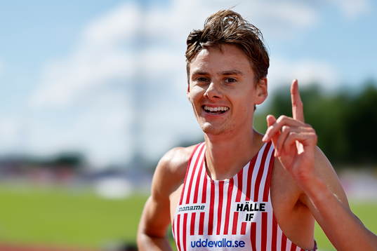 Samuel Pihlström Hälle IF vinnare i 1500 m