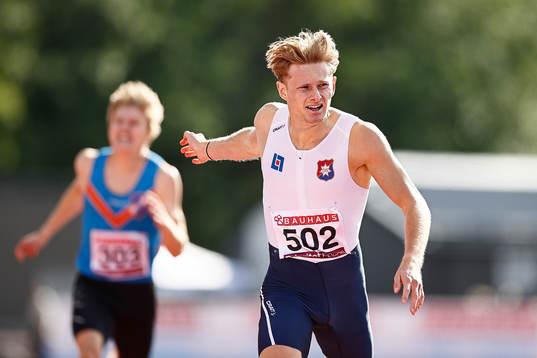 Carl Bengtström Örgryte IS vinnare i 400 m