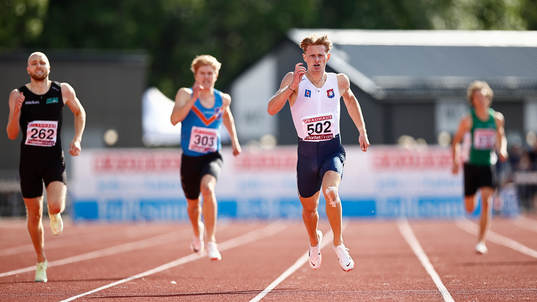 Carl Bengtström Örgryte IS vinnare i 400 m