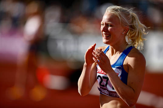 Hanna Palmqvist Mölndals AIK vinnare i 100 m häck