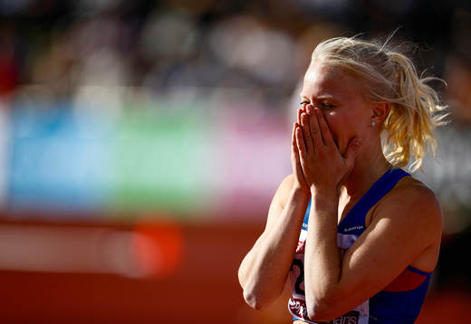 Hanna Palmqvist Mölndals AIK vinnare i 100 m häck