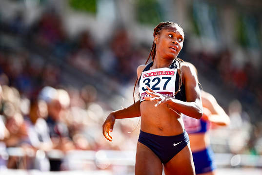 Marie Kimumba Spårvägens FK vinnare i 400 m