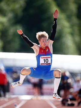 Victor Törnström Danderyds SK i längdhopp