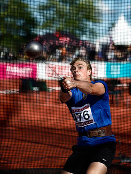 Alfons Haals Västerås FK i släggaunder SM i friidrott