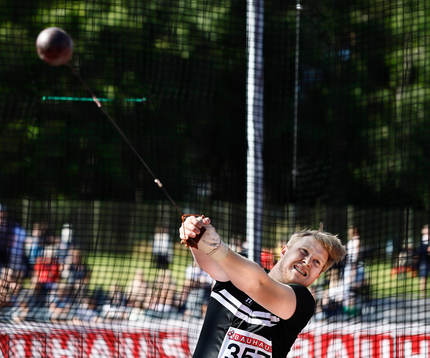 Albin Silén Strands IF i slägga