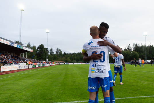 Värnamos Freddy Winsth och Värnamos Bernardo Vilar
