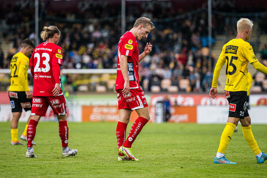 Elfsborgs Jeppe Møldrup Okkels deppar