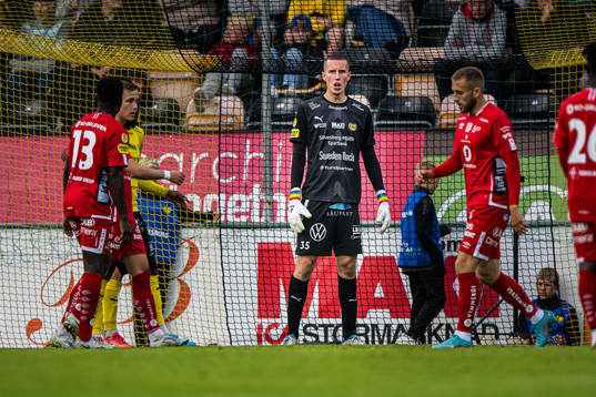 Mjällbys målvakt Samuel Brolin