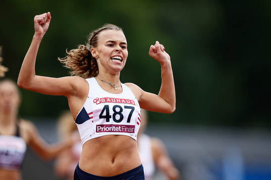 Wilma Nielsen Örgryte IS  vinnare i 800 m