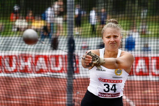 Grete Ahlberg Hammarby IF vinnare i slägga