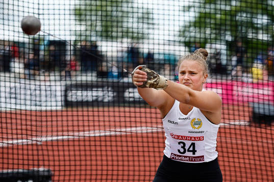 Grete Ahlberg Hammarby IF vinnare i slägga