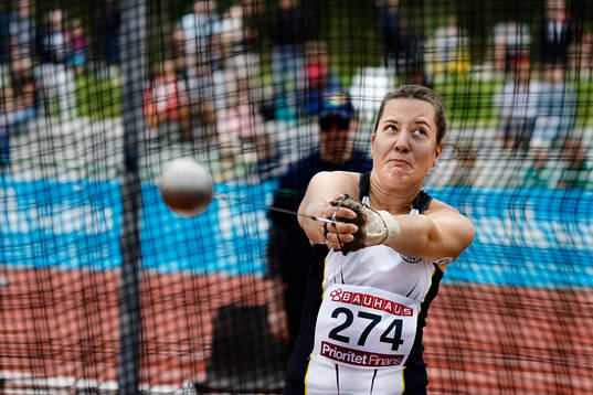 Sara Forssell Motala AIF fyra i slägga