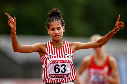 Samrawit Mengsteab Hälle IF vinnare i 5000 m