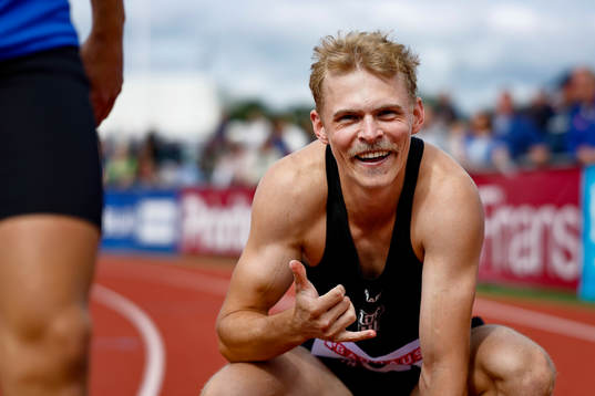 Isak Andersson Upsala IF vinnare i 400 m häck