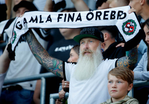 Supporter med halsduk