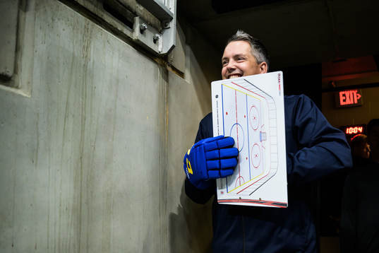 Head coach Tomas Montén of the Swedish under-20 national
