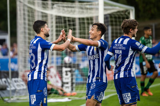 IFK Göteborgs Kevin Yakob jublar
