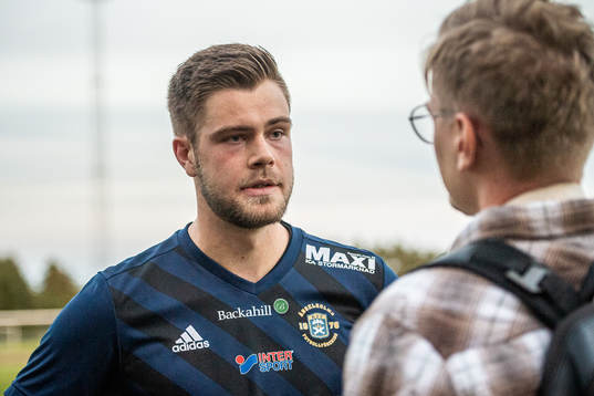 Ängelholms målvakt Robin Streifert