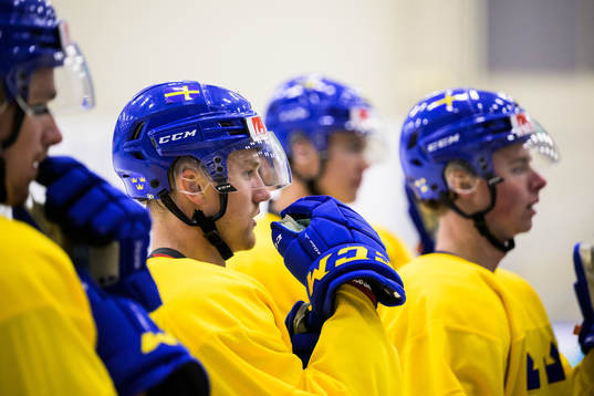 Linus Sjödin of Sweden at a practice session