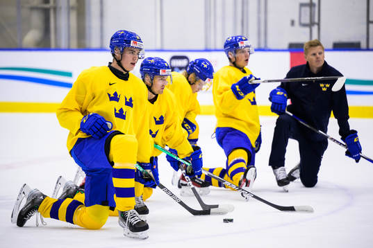 William Wallinder of Sweden at a practice session