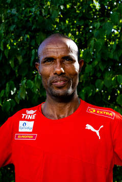 Weldu Negash Gebretsadik of the Norwegian athletics team