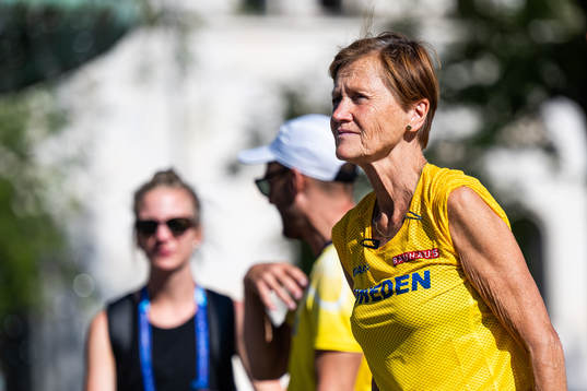 Siv Karlström, mother and coach of Perseus Karlström of