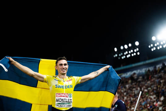 Thobias Montler of Sweden celebrates