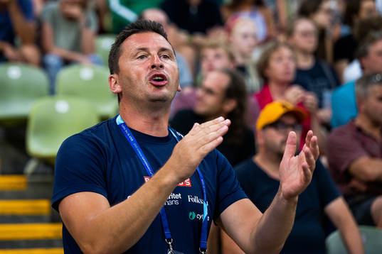 Vladimir Petrovic coach of Bianca Salming of Sweden (not