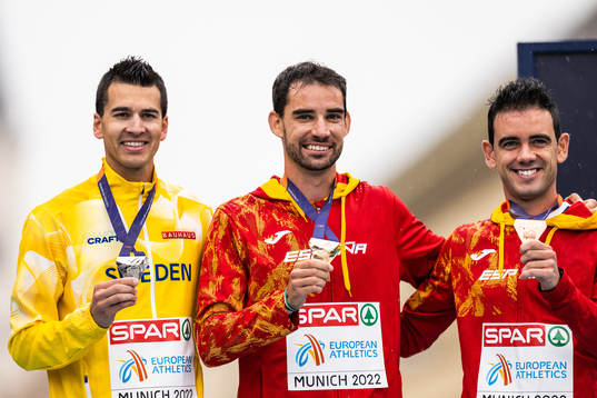 Perseus Karlström of Sweden, Alvaro Martin of Spain and