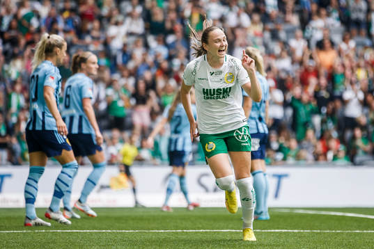 Hammarbys Vilde Hasund jublar