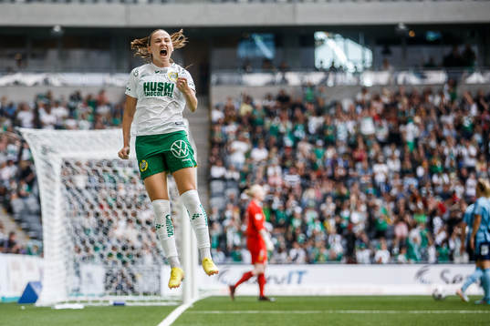 Hammarbys Vilde Hasund jublar