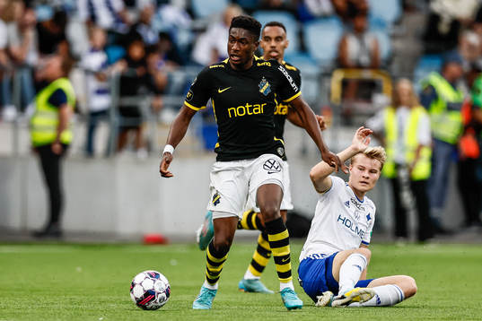 AIKs Josafat Mendes och IFK Norrköpings Andri Lucas