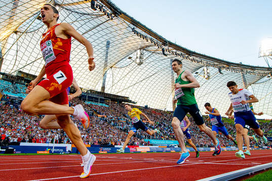 Mariano Garcia of Spain, Andreas Kramer of Sweden, Mark