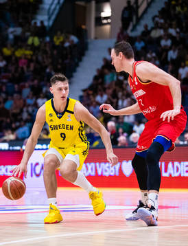 Sveriges Pelle Larsson and Johannes Voigtmann of Germany