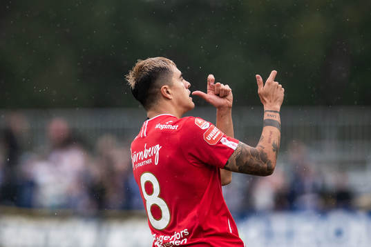 Degerfors Diego Campos jublar