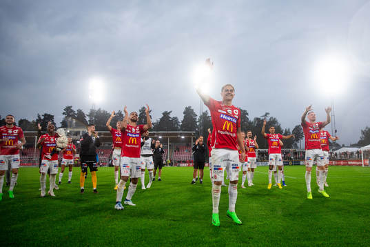 Degerfors Diego Campos jublar