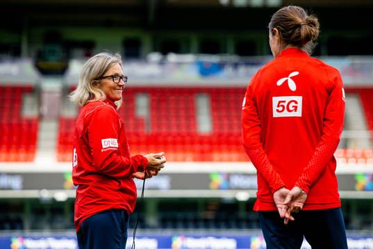 Hege Riise, head coach of the Norwegian women's national