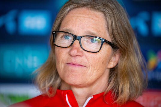 Hege Riise, head coach of the Norwegian women's national