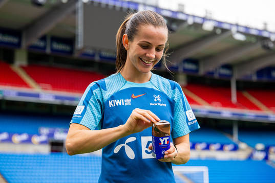 Tuva Hansen of the Norwegian women's national football team