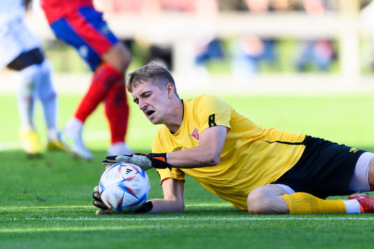 Tvååkers målvakt Tim Svensson Lillvik