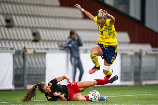 Fran Meersman of Belgium and Marika Bergman Lundin of Sweden