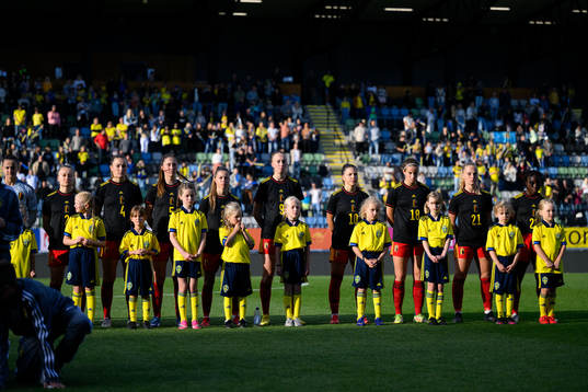 Players of Belgium at lineup