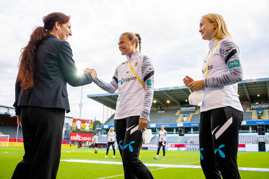 Lise Klaveness, president of the Norwegian Football