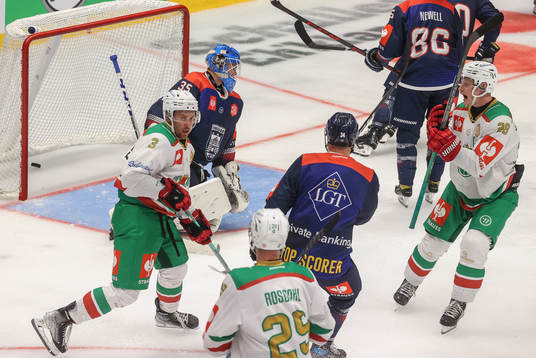 Kim Rosdahl, Michael Kapla and Anton Bengtsson of Rögle