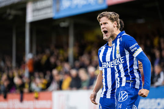 IFK Göteborgs Gustaf Norlin jublar