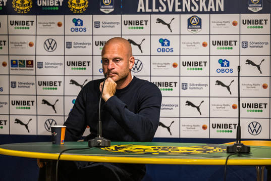 Mjällbys tränare Andreas Brännström
